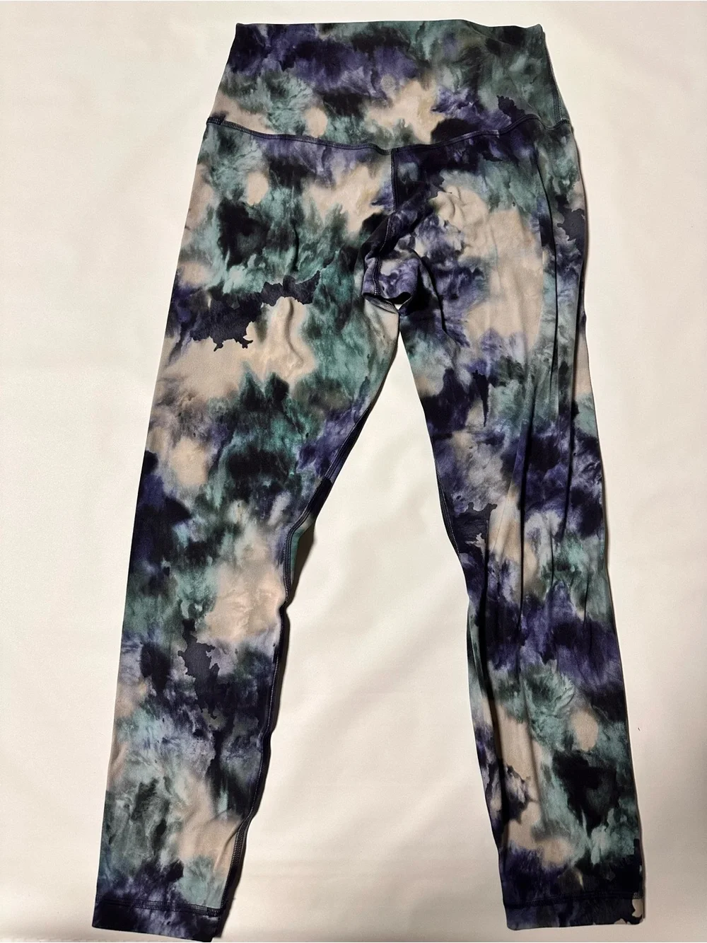 lululemon athletica Tie-Dye Leggings in Blue, Teal & Purple